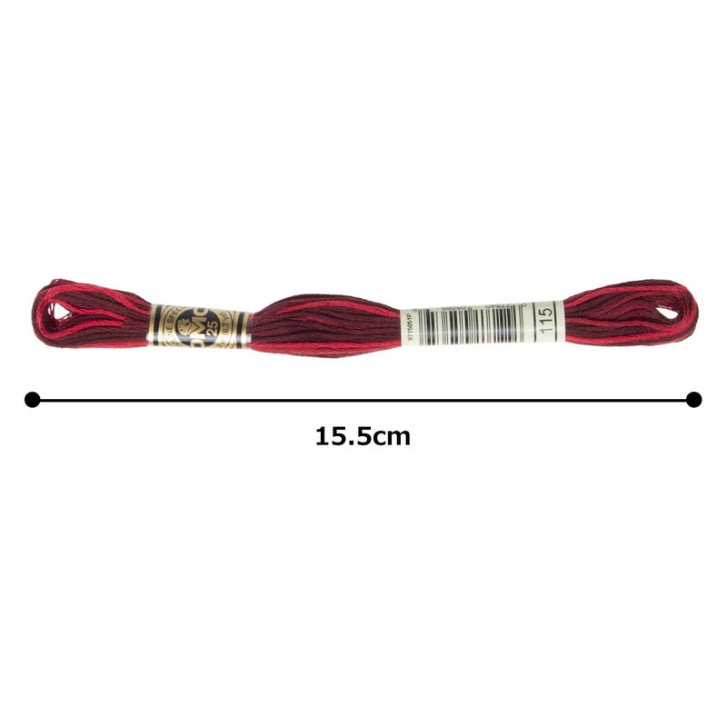 DMC 6-Strand Embroidery Cotton Floss, Variegated Garnet - Image 3